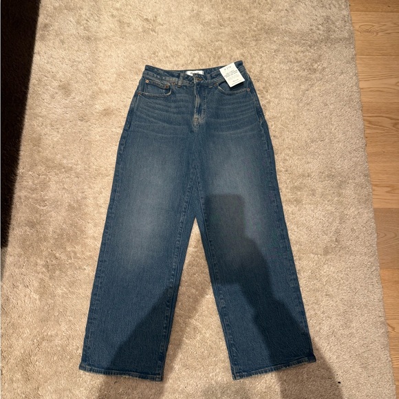 Madewell Women's Blue Flare & Wide Leg Jeans - Picture 2 of 8